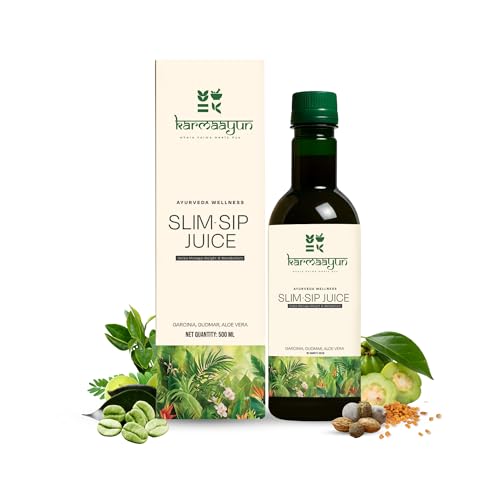 Slim Sip Juice | Ayurvedic Blend with Amla, Harad, Aloe Vera & 12+ Herbs | Weight Management Support...