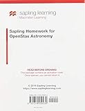 Sapling Homework for OpenStax Astronomy (Single-Term Access)