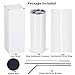 Micellwuu 50 Pack Sublimation Tumblers Bulk 20 oz Skinny Straight，Stainless Steel Sublimation Blanks Cups White, Individually Boxed