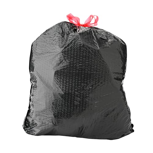 Amazon Basics 30 Gallon Flextra Strength Multipurpose Drawstring Trash Bags, 20% Post Consumer Recycled, 50 count