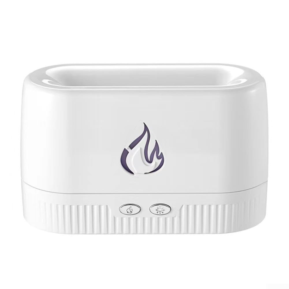 Diffuseur d'aromathérapie à flamme ultrasonique 200 ml avec arrêt automatique de sécurité