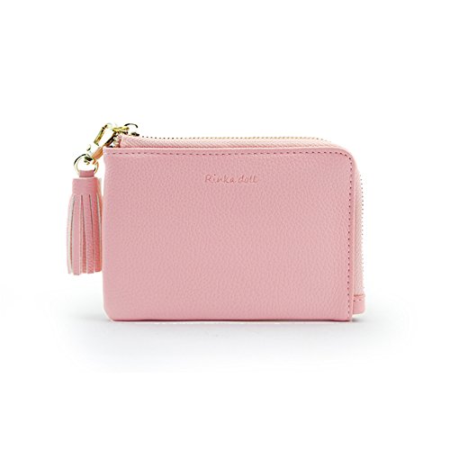 Portefeuille pour dames compact et mince pour glisser dans un petit sac de soirée