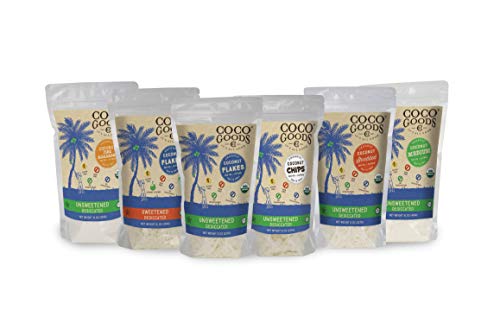 CocoGoods Co Single-Origin Organic Unsweetened Desiccated Coconut SHREDDED, 8 oz (Pack of 2) - Thumbnail 6