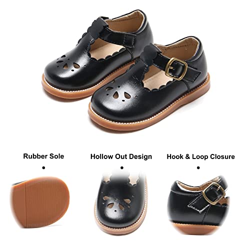Image of Felix & Flora Toddler Little Girl Mary Jane Dress Shoes - Ballet Flats for Girl Party School Shoes
