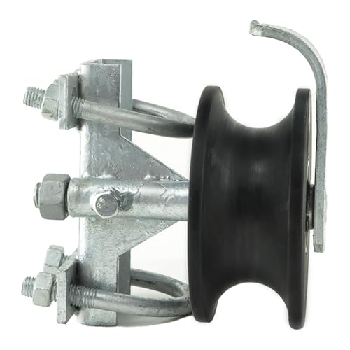 Chain Link Sliding Gate Rollers, Pipe Track Wheels, Nylon Rolling Gate Track Wheel Rollers for 2" (1-7/8") Gate Frame & 1-7/8" Track Pipe, Rolling Gate Hardware (Pack of 2) by Emeyakoi - Image 2