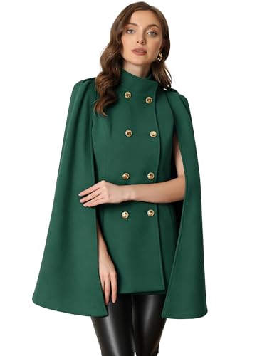 Manteaux d'hiver vintage type cape premium aux finitions tailleur raffinées