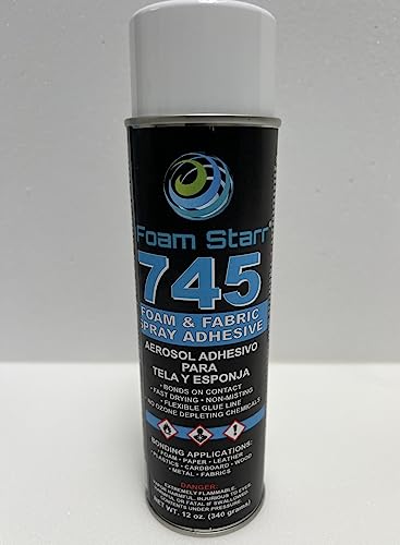 Foam Starr #745 Foam & Fabric Spray Glue Adhesive 12 oz.