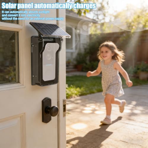 Visière de protection solaire pour alarme vidéo et sonnette ABS - 3