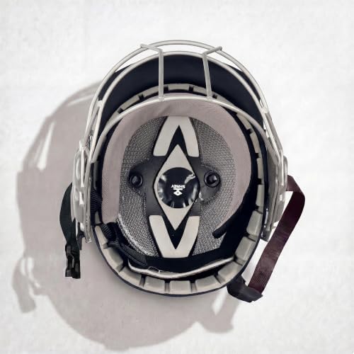 Image of Shrey Pro Guard Wicket Keeping Stainless Steel Cricket Helmet (Black, M)