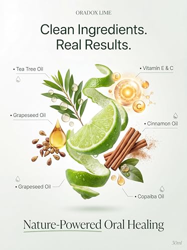 Image of Oral Serums - Transformative 1-Drop Oral Rinse Mouthwash for Optimal Oral Health - VEGAN, ORGANIC, GLUTEN-FREE (LIME)