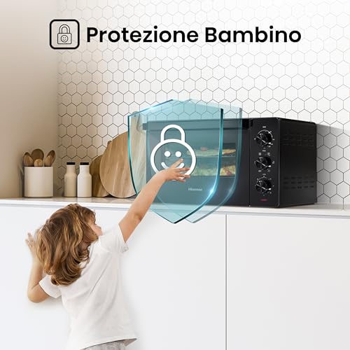 Hisense - Fornetto Elettrico Hom45m-nero - 6