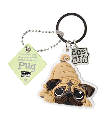 Wags and Whiskers - Llavero de perro (886767110707).