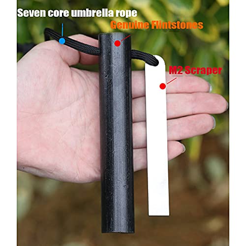 Survival Fire Starter Flint & Staal Striker voor BushCraft and Emergency, Firesteel Magnesium dat 10 mm dik is… - Image 4