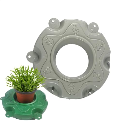 Isla flotante para plantas de estanque, anillo para macetas acuáticas, anillo para maceta, protector de plantas para la gestión de ríos verdes