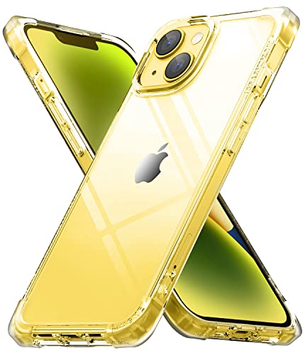 Image of Ringke Fusion Bumper Compatible with iPhone 14 Case Cover Transparent Hard Back Soft Flexible TPU Frame Bumper Scratch Resistant iPhone 14 Back Cover - Clear