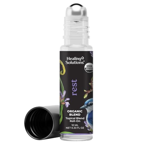 Healing Solutions Aceite Esencial Roll on Rest Blend Orgánico 10ml