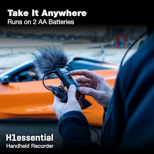 Image of Zoom H1 Essential Handheld Recorder for Musicians, Podcasters & Filmmakers with Stereo Microphones, 32-Bit Float, USB Microphone Mode