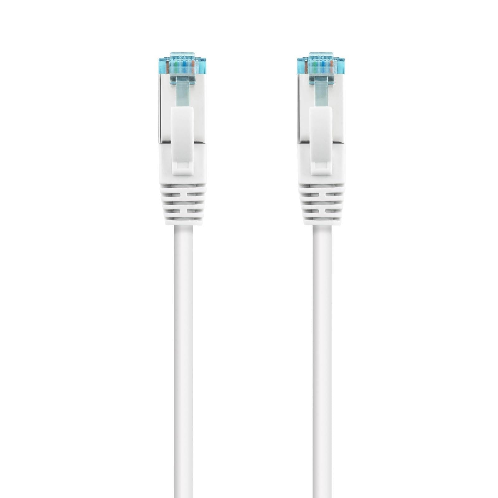 Blendend Cat.7 LSZH S/FTP PIMF AWG26 2m white network cable for high-speed connections and interference protection.