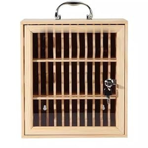 YNSHOP 36-Bit-Handyschrank Holzschließfach