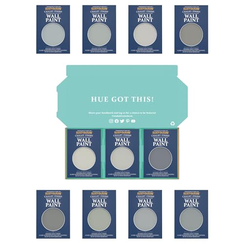 Rust-Oleum Wall Paint in Chalky Finish - Dusky Greys Tester Box