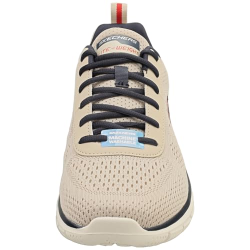Image of Skechers Men's Track Leshur | Casual, Memory Foam, Machine Washable, Vegan, Lightweight Mesh, Traditional Lace-up