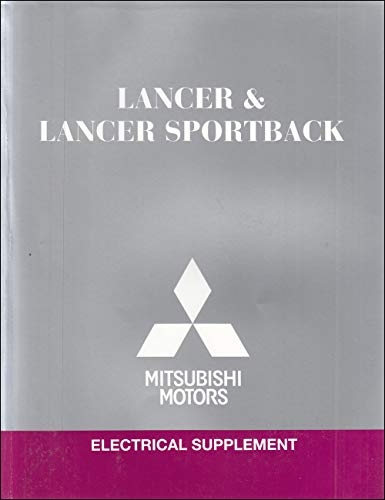 2015 Mitsubishi Lancer & Lancer Sportback Wiring Diagram Manual Original