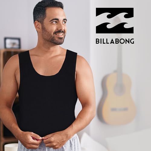 Billabong Mens Undershirts 5 Pack Lightweight Tank Tops for Men Classic Ribbed Cotton4