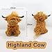 Imagen de NatureMan 25 cm Highland Vaca de peluche de animales de peluche
