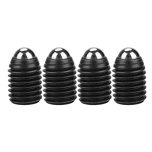 10 Sztuk M12 Gwintowane Gniazdo Sześciokątne Ze Stali Węglowej, Zestaw Tłoczków Sprężynowych M12 x 16 mm, Wkręt z Nakrętką Samohamującą dla Łączników Metalowych