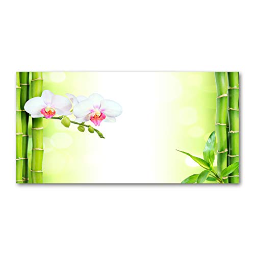 Tableau plexiglas incassable 140x70 tableau vert orchidée - 2