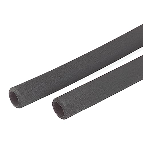 Prophete Lenkerüberzug mit Lenkerstopfen | Softüberzug für Multifunktions- und Bullhornlenker | 1 Paar | Schwarz | Länge: 385 mm, 6 x 22 x 385 mm