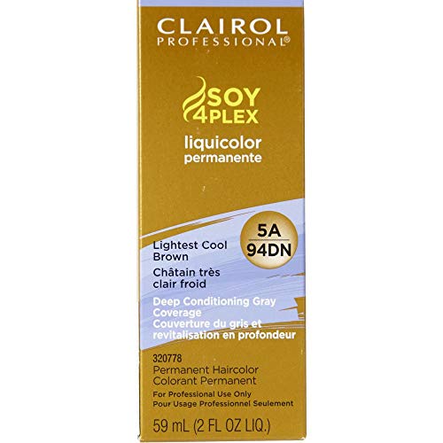 Clairol Professional Liquicolor Perm 5a/94dn Lightest Cool Brown 2oz, 2 Oz