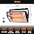 Shinic Electric Garage Heaters with Remote Control, 1500W/750W Ceiling Mounted Radiant Quartz Heater with Work Light, 90° Rotation, 5 Mode Settings, Electric Heater for Garage, Shop, Patio Large Room