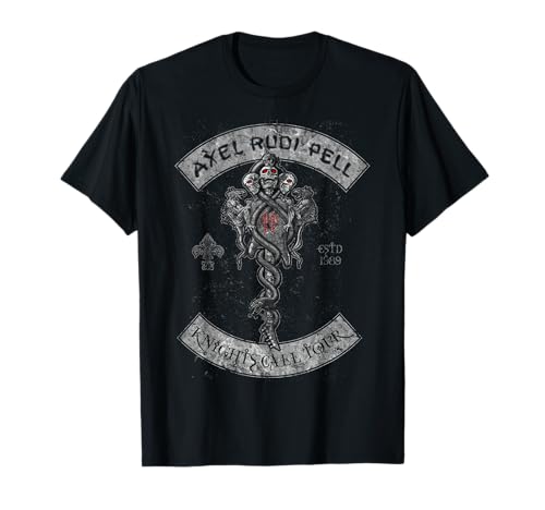 Axel Rudi Pell Tour 2018 Biker Shirt schwarz T-Shirt