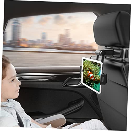 OSALADI Car Headrest Tablet Mount Phone Holder for Cars Sturdy Plastic Secure Stable Rotating Smartphone