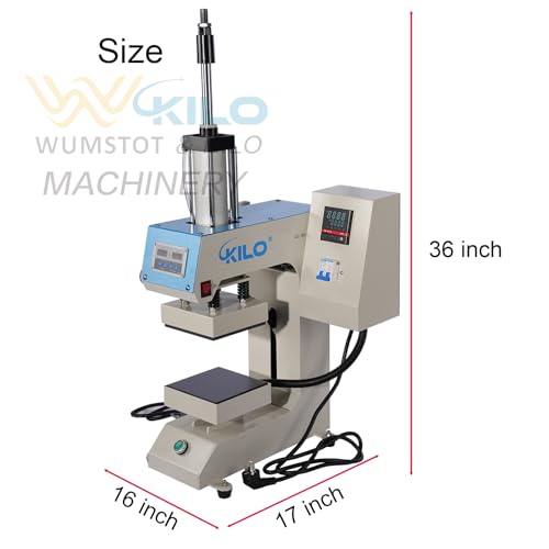 Máquina de Termofijado Neumática Dual 10x10 para Transferencia 3D miniatura 2