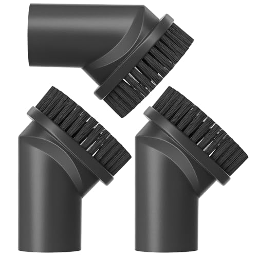 3 Staubsauger Bürstenaufsätze, 35mm Innendurchmesser, Universal Staubsaugerbürste Für Möbel, Auto Und Büro, Hochwertige PP-Bürsten Mit Naturhaar