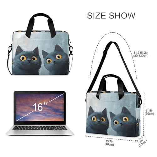 Funda para portátiles 15.6 pulg con diseño de gatos miniatura 5