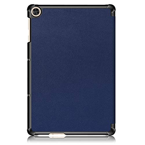 TEYOON Case for Huawei MatePad T10/T10S,PU Leather Tri-Fold Stand Cover for Huawei MatePad T10 9.7 inch(AGR-L09 / AGR-W09) & MatePad T10S 10.1 inch (AGS3-L09 / AGS3-W09) Tablet,Dark blue - Image 3