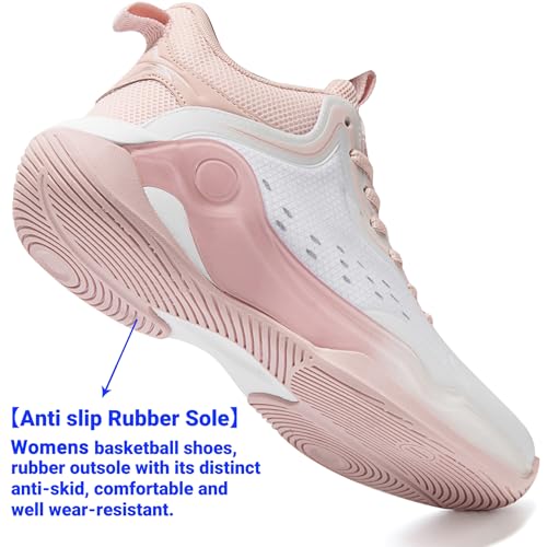 Image of Beita Basketball Shoes for Women Fashion Sneakers Sport Shoes Anti Slip Breathable Tennis Shoes Volleyball Shoes Pickleball Shoes Running Shoes Rubber Sole Indoor Outdoor Court Light Weight Wide