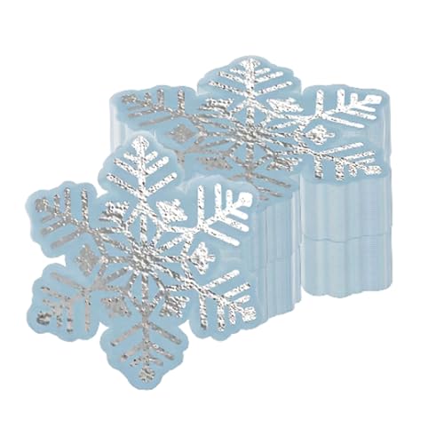 CharmBurst 40 Stück Weihnachtsservietten Mit Schneeflockenmotiv,...