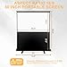 LIHONG Floor Rising Projector Screen Indoor & Outdoor 16:9 HD Portable Matte White Projection Screen for Long Standard Projector Fast Setup for Movies, Office Presentations & More (80 Inch/16:9)