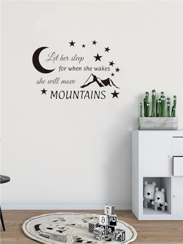 Vinilo decorativo Let Him Sleep 24x16 pulgadas negro miniatura 3