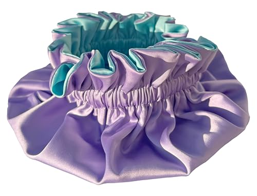 Image of AKISS Baby Infant Newborn Toddler Satin Silk Hair Bonnet for Baby Girl Boy Sleeping Kids Cap Hat