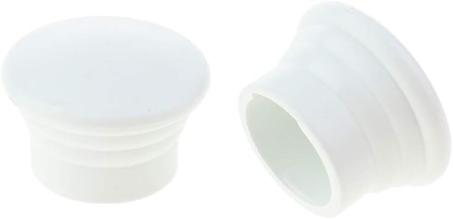 Fityle Set of 2 Drapery Curtain Rod Ends Caps Finials for Home Curtains 1 inch Dia - White : Everything Else