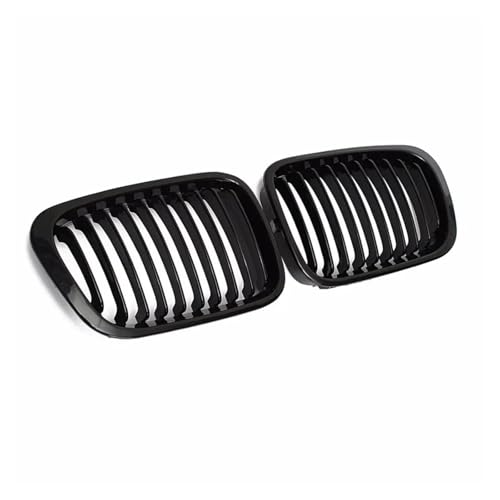 Parrilla Parachoques Delantero Parrilla Carreras Para Serie 3 E46 4 Puertas Años 1999 2000 2001 Color Negro Brillante Rejilla Delantera Riñón Una Sola Lama