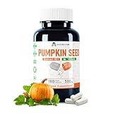 ALZURO LABS Pumpkin Seed Extract 500mg – 180 Vegan Capsules | 10:1 Concentrated Extract (5,000mg Equivalent) | Antioxidant Support | Supports Hair, Skin & Nails | Vegan & Lab Tested