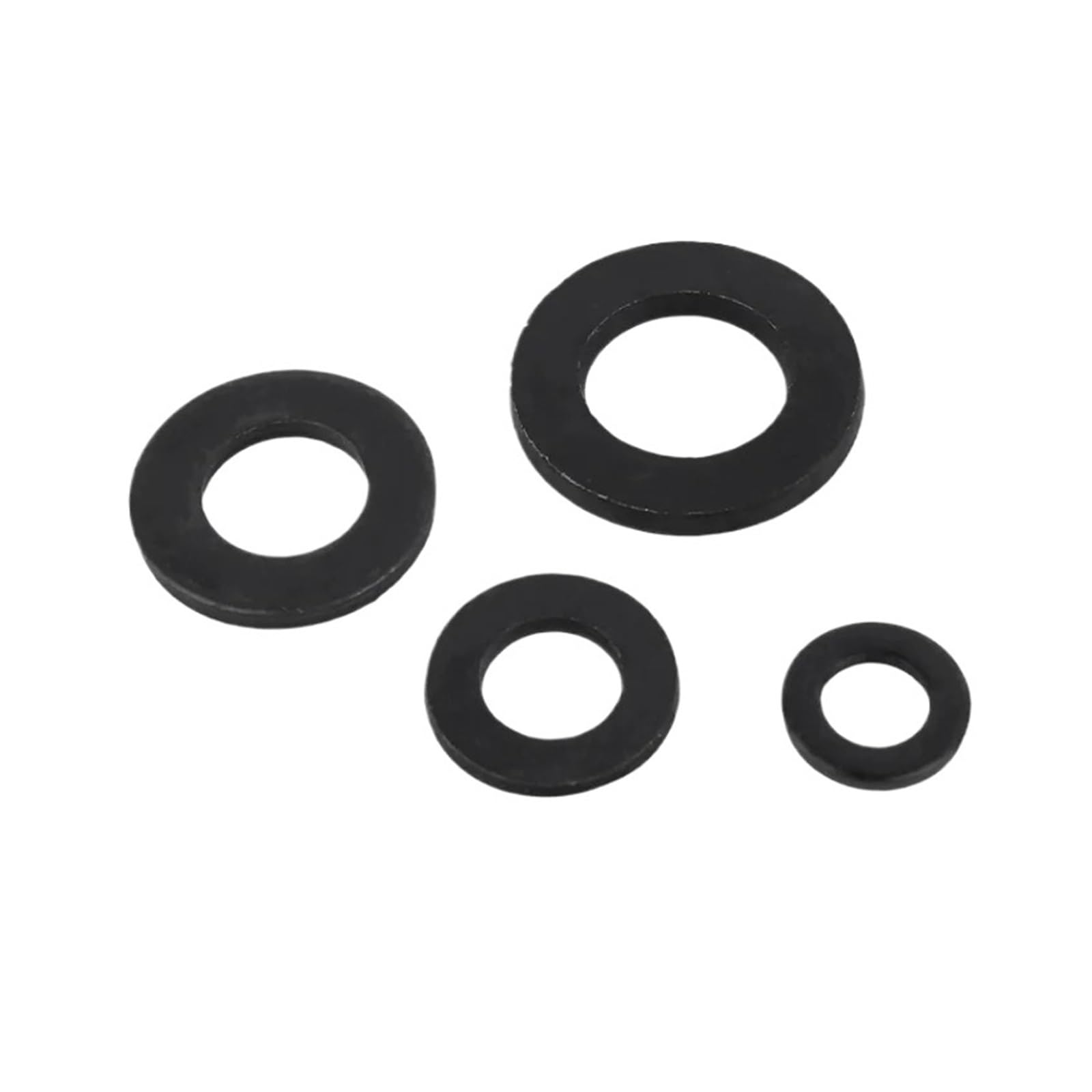 M5 M6 M8 M10 ~ M42 Rondella piana in acciaio al carbonio nero ad alta resistenza di grado 10.9/12.9 Guarnizione piana(10.9 Grade,M2.6)