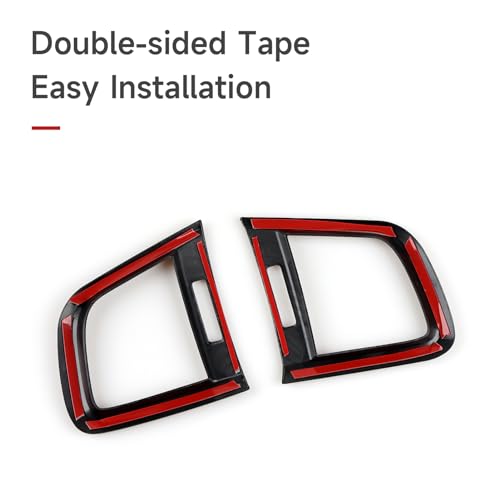 Image of Car Air Vent Outlet Cover Decals for Honda CR-V 2017 2018 2019 2020 2021 2022 Accessories CRV ABS Carbon Fiber Stickers