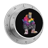 Gorillas Monkeys - Temporizador de cocina magnético de 60 minutos para cocinar y hornear